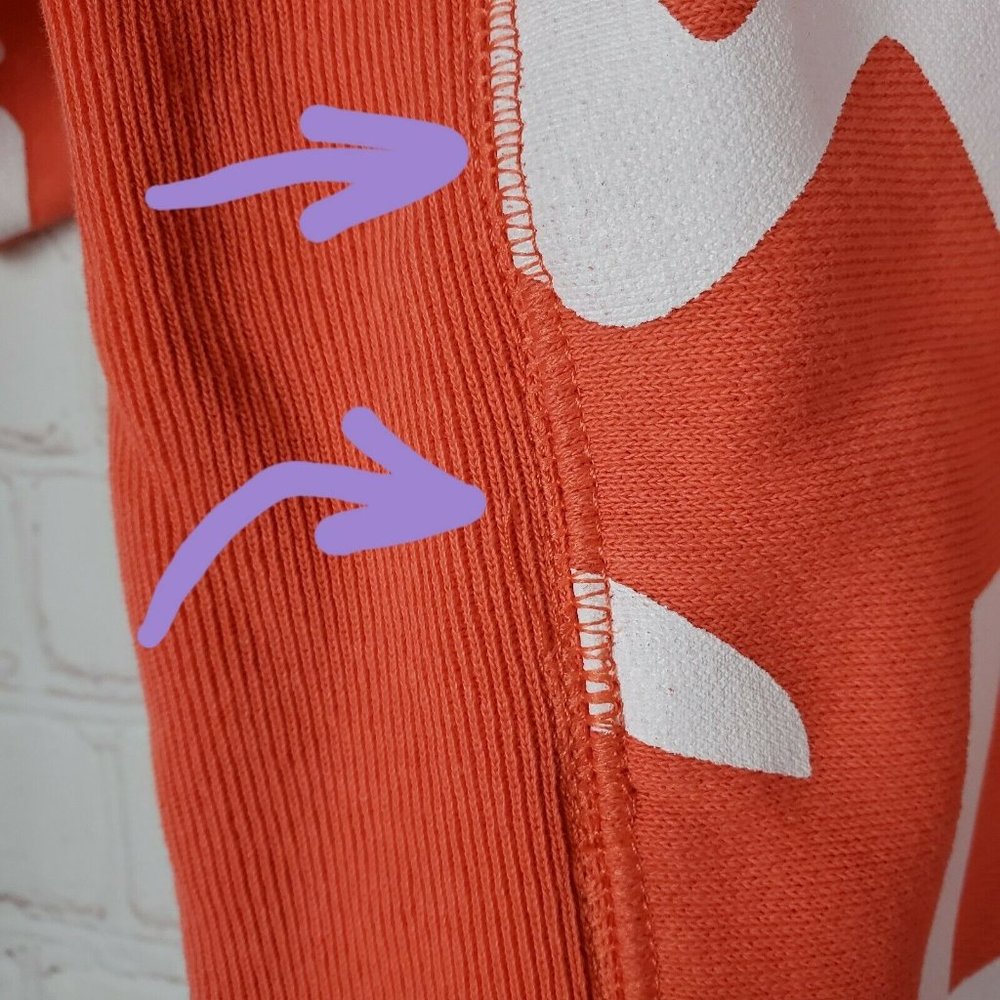 Champion Unisex S Reverse Weave All Over Print Short Sleeve Fleece Sweatshirt - Picture 6 of 12